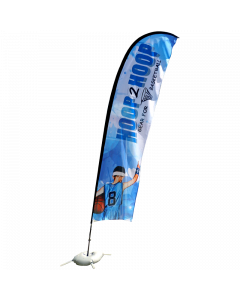 Feather Banner Flag - double side print